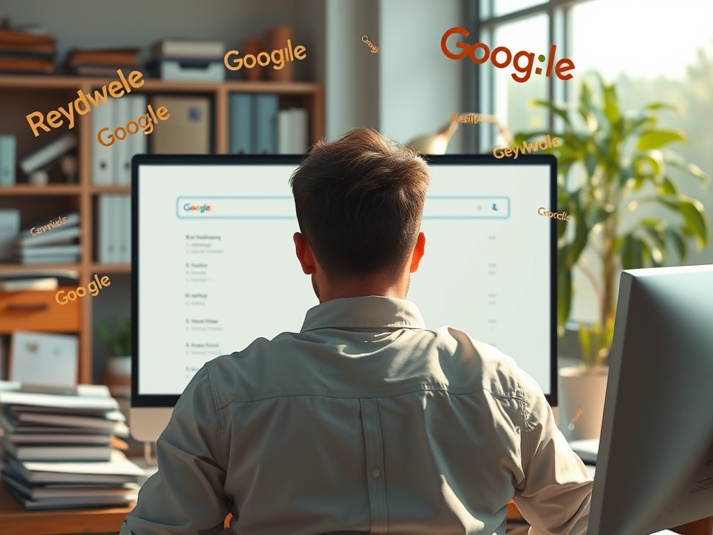 web no aparece en Google, usando las palabras clave equivocadas
