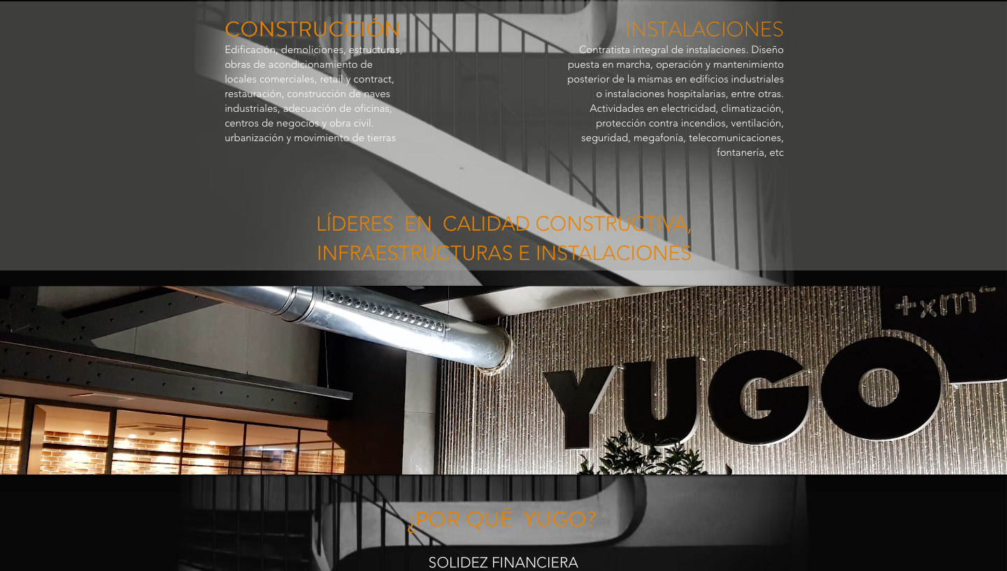 Web de Obras Yugo