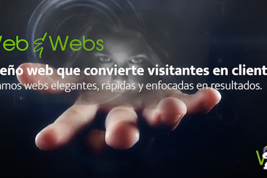 “Diseñamos webs que impulsan tu negocio.” Diseño web que convierte visitantes en clientes. Creamos webs elegantes, rápidas y enfocadas en resultados.